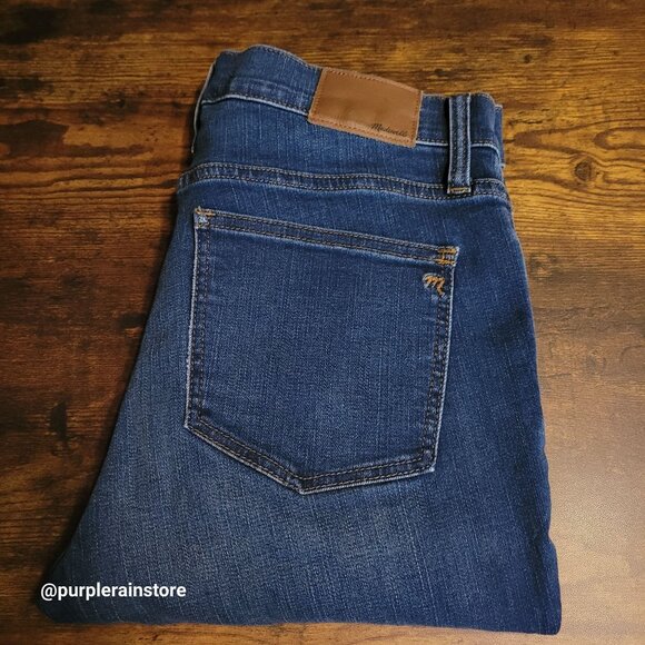 Madewell Jeans 28 Skinny 9" High Rise Creston Wash J4624 Tummy Control Stretch - Picture 3 of 13